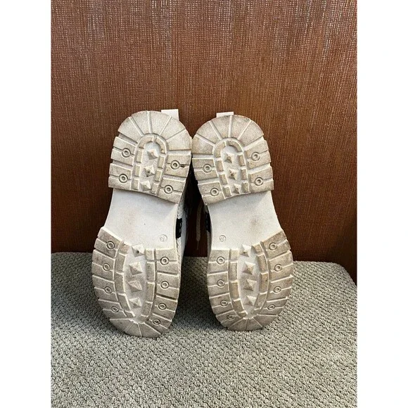 CAHHRRN Suede Leather Women's Hiking Designer Combat Work Boots US 11 (EU43) - Picture 5 of 5